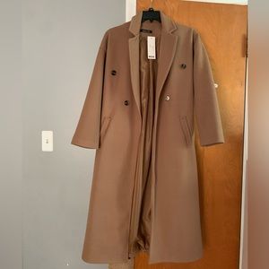 brown trenchcoat